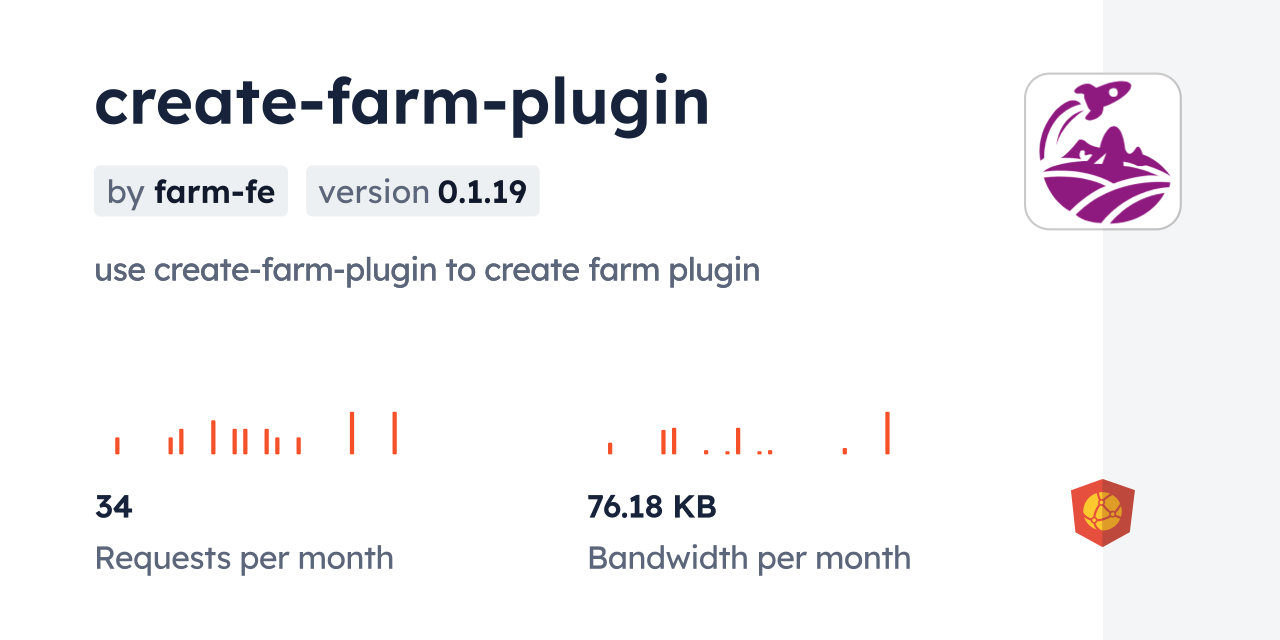 create-farm-plugin CDN by jsDelivr - A CDN for npm and GitHub