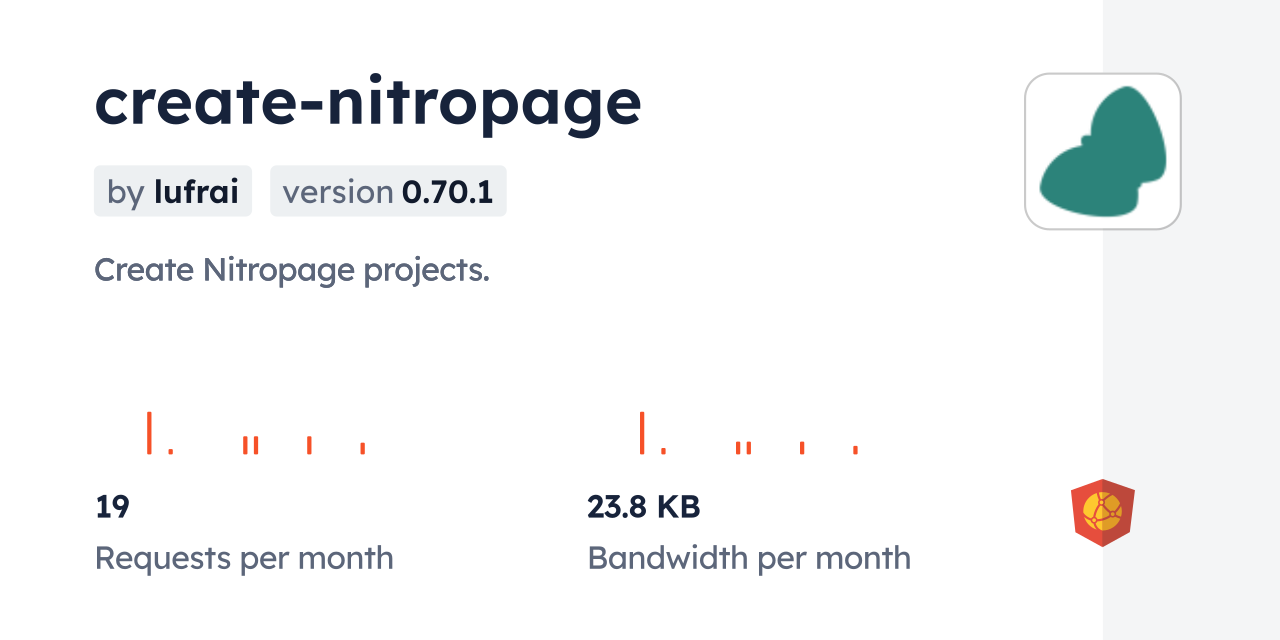 create-nitropage CDN by jsDelivr - A CDN for npm and GitHub