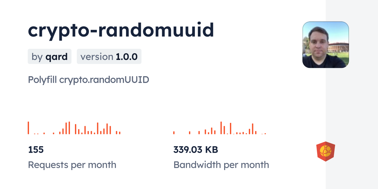 crypto-randomuuid CDN by jsDelivr - A CDN for npm and GitHub