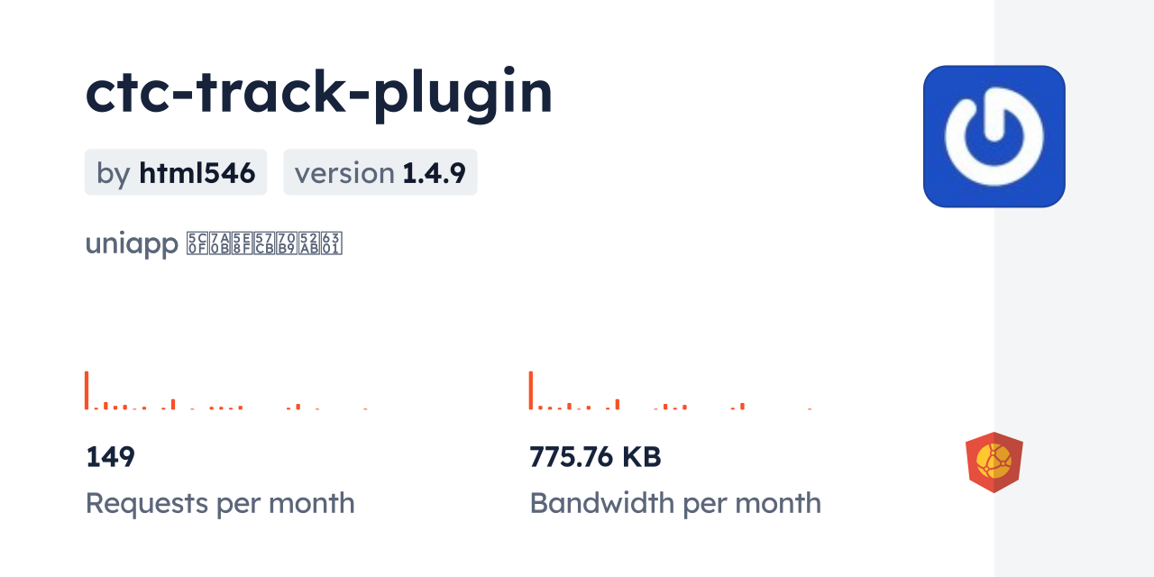 ctc-track-plugin CDN by jsDelivr - A CDN for npm and GitHub