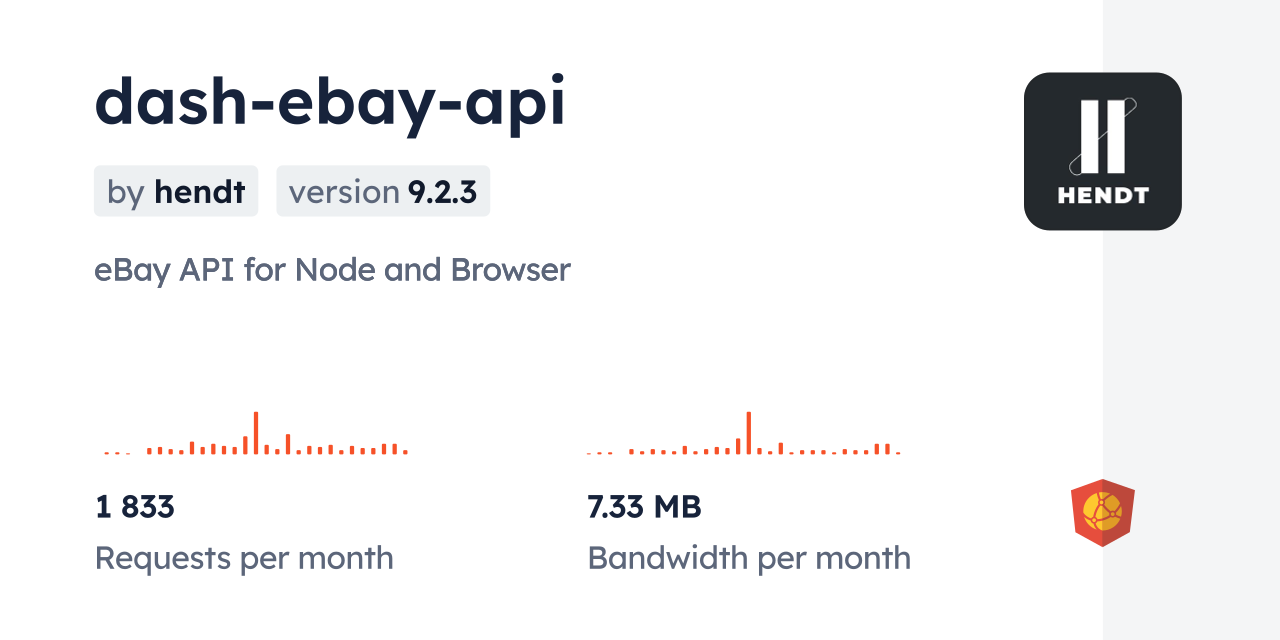 dash-ebay-api CDN by jsDelivr - A CDN for npm and GitHub