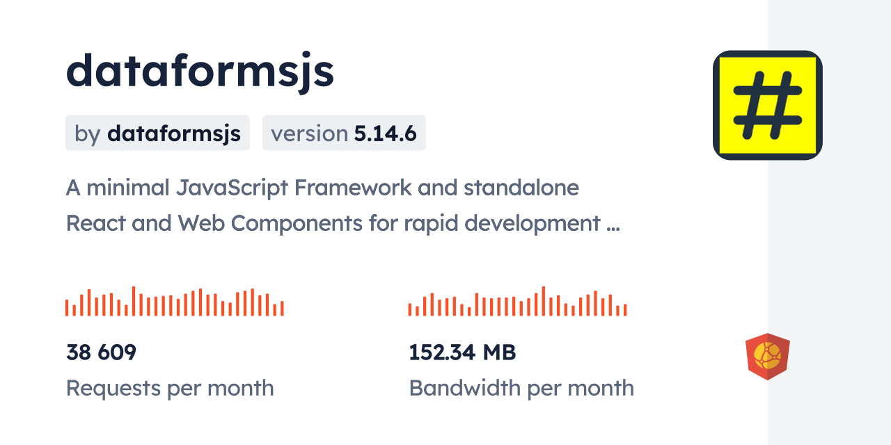 dataformsjs CDN by jsDelivr - A CDN for npm and GitHub