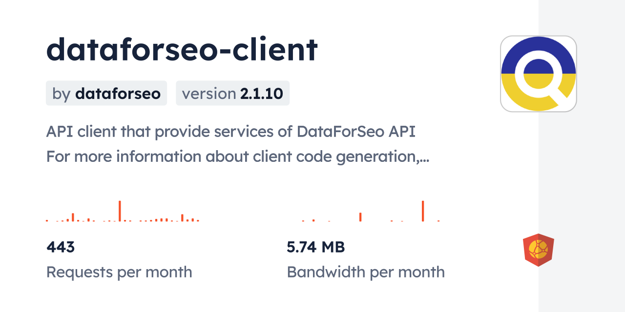 dataforseo-client CDN by jsDelivr - A CDN for npm and GitHub