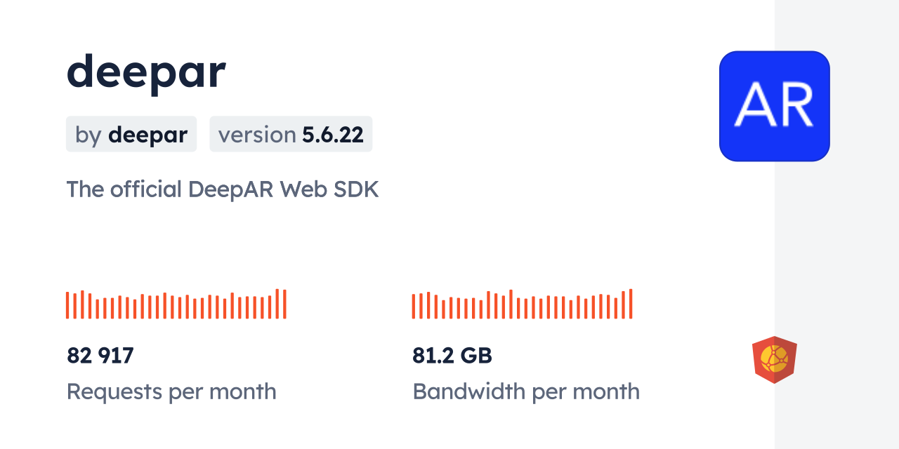 deepar CDN by jsDelivr - A CDN for npm and GitHub