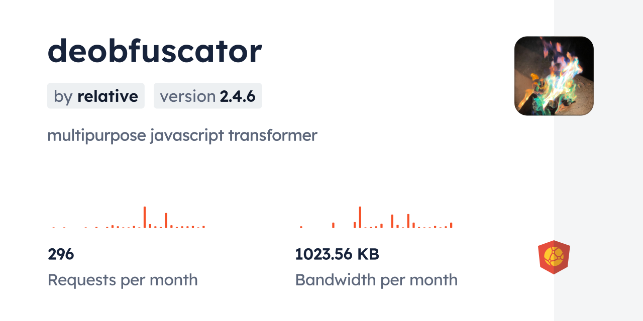deobfuscator CDN by jsDelivr - A CDN for npm and GitHub