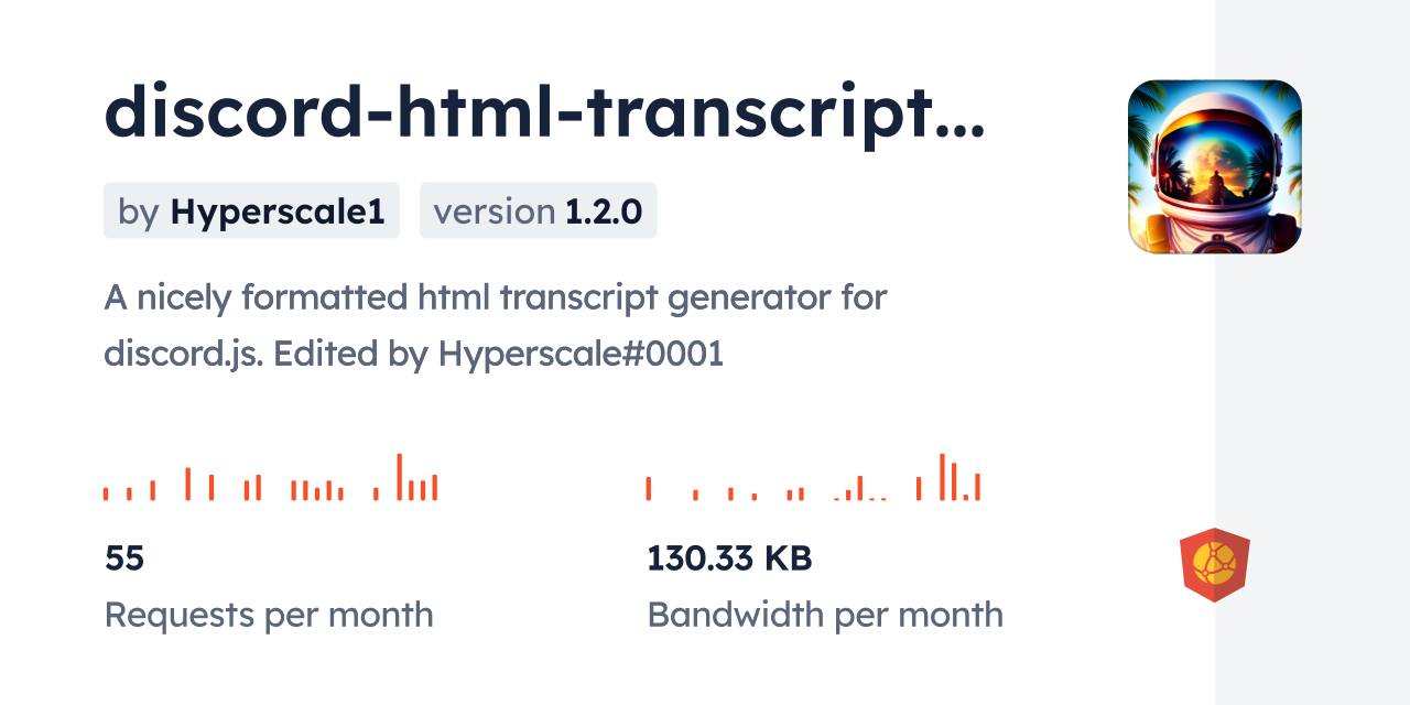 discord-html-transcripts-hyperscale CDN by jsDelivr - A CDN for npm and ...
