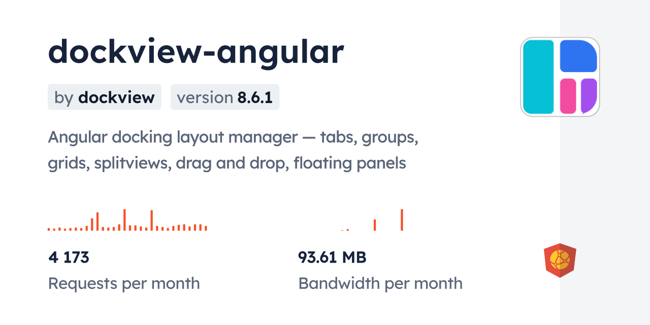 dockview-angular CDN by jsDelivr - A CDN for npm and GitHub