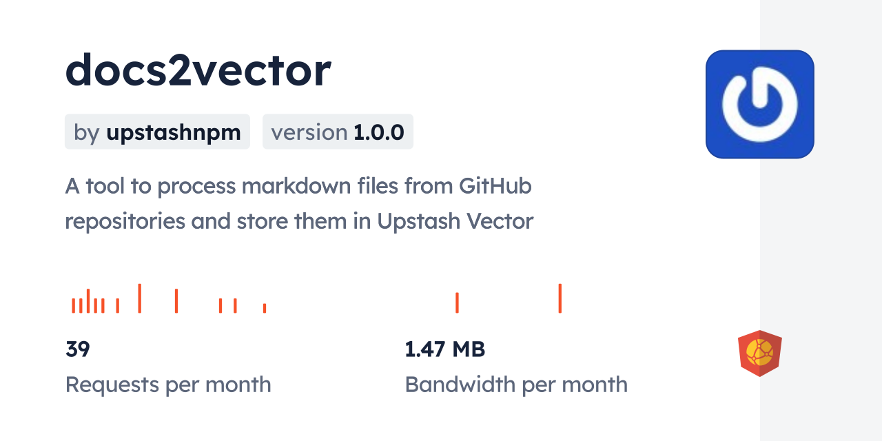 docs2vector CDN by jsDelivr - A CDN for npm and GitHub