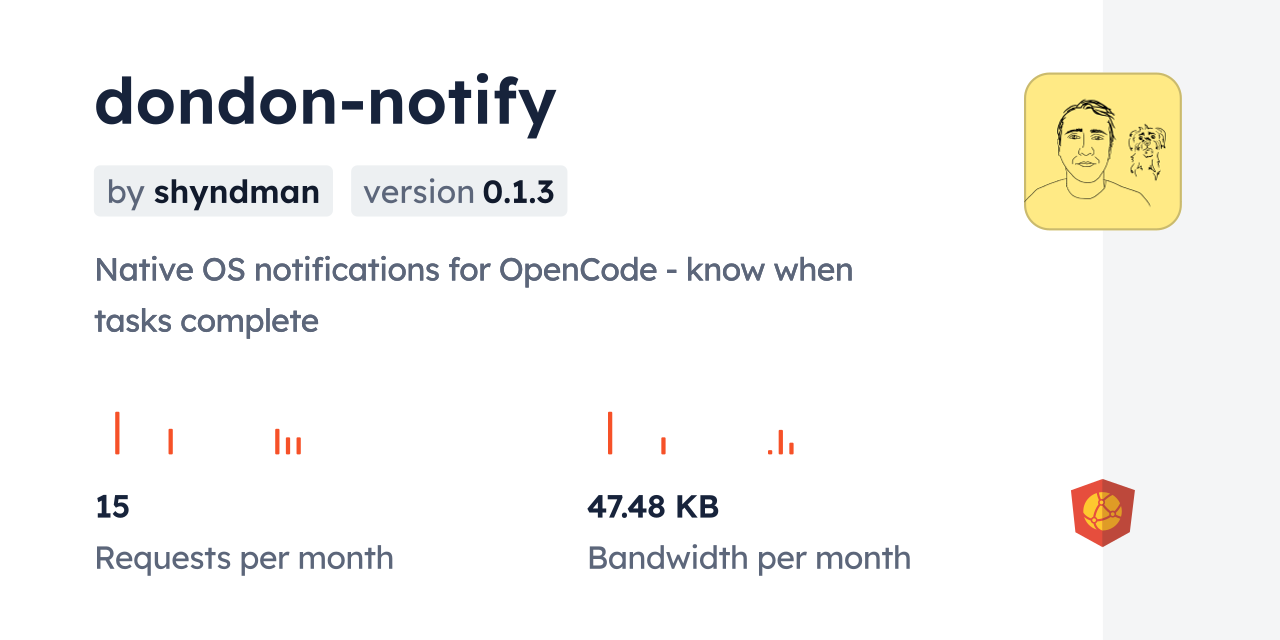 dondon-notify CDN by jsDelivr - A CDN for npm and GitHub