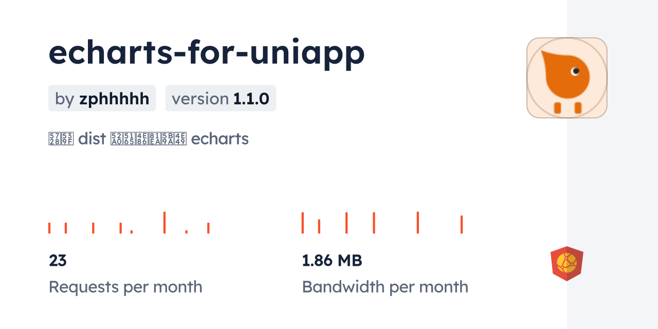 echarts-for-uniapp CDN by jsDelivr - A CDN for npm and GitHub