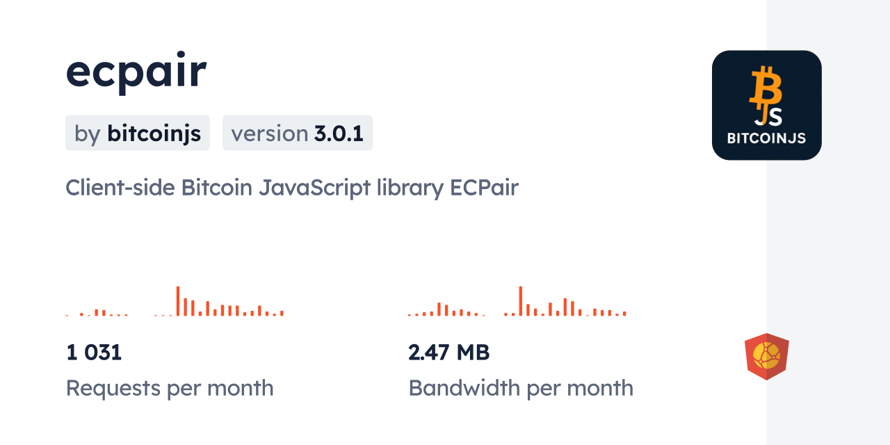 ecpair CDN by jsDelivr - A CDN for npm and GitHub