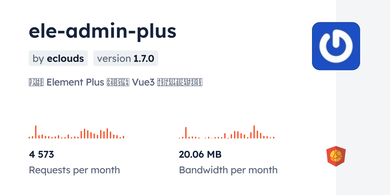 ele-admin-plus CDN by jsDelivr - A CDN for npm and GitHub