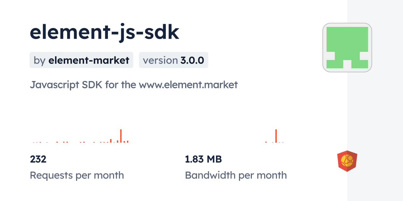 element-js-sdk CDN by jsDelivr - A CDN for npm and GitHub