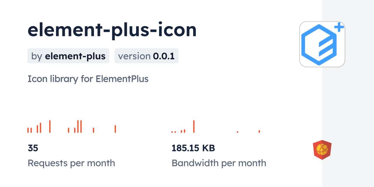 element-plus-icon CDN by jsDelivr - A CDN for npm and GitHub