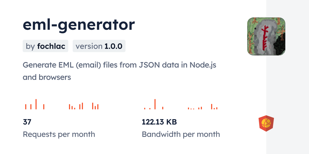 eml-generator CDN by jsDelivr - A CDN for npm and GitHub