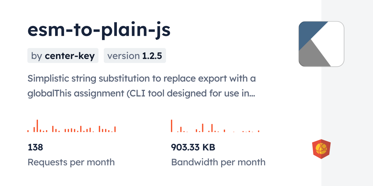 esm-to-plain-js CDN by jsDelivr - A CDN for npm and GitHub