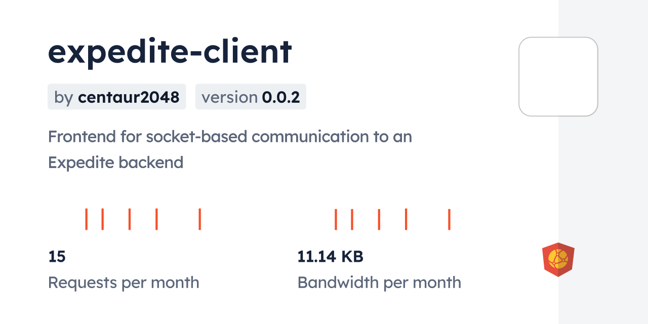 expedite-client CDN by jsDelivr - A CDN for npm and GitHub