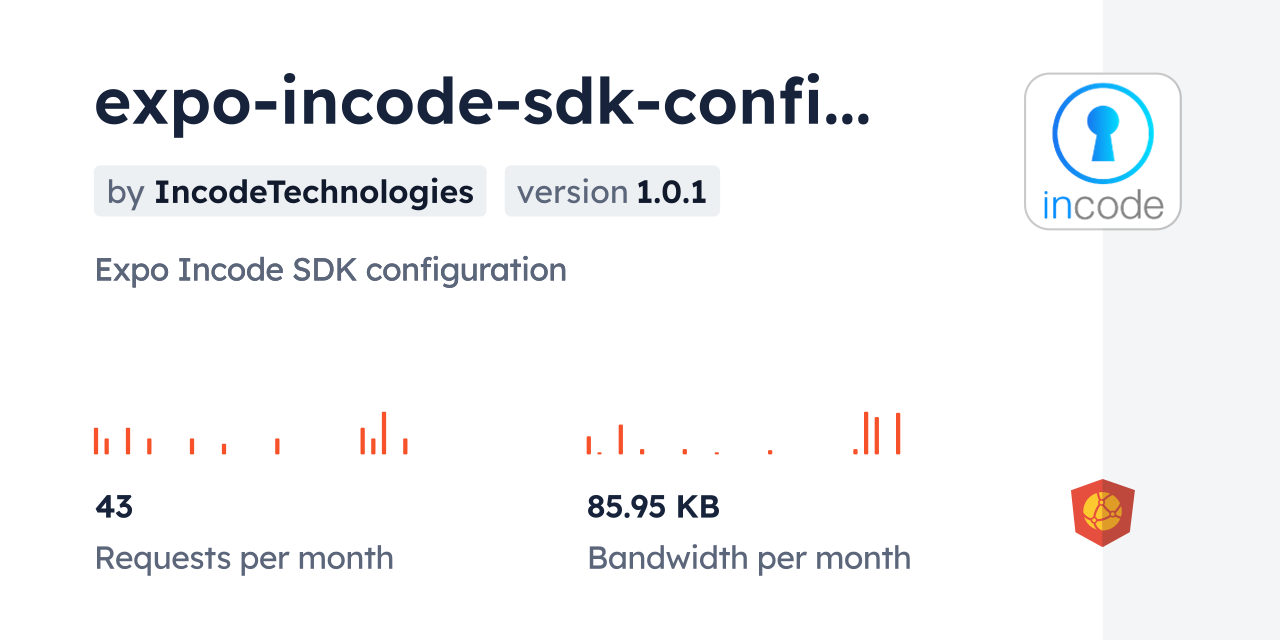 expo-incode-sdk-configuration CDN by jsDelivr - A CDN for npm and GitHub