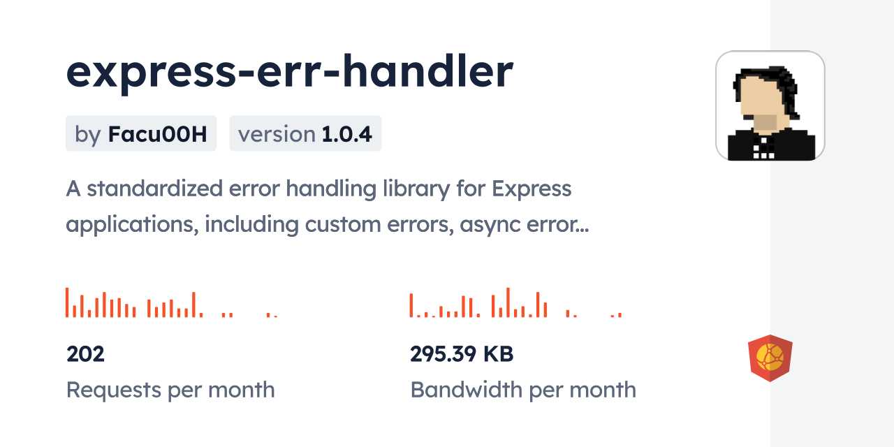 express-err-handler CDN by jsDelivr - A CDN for npm and GitHub