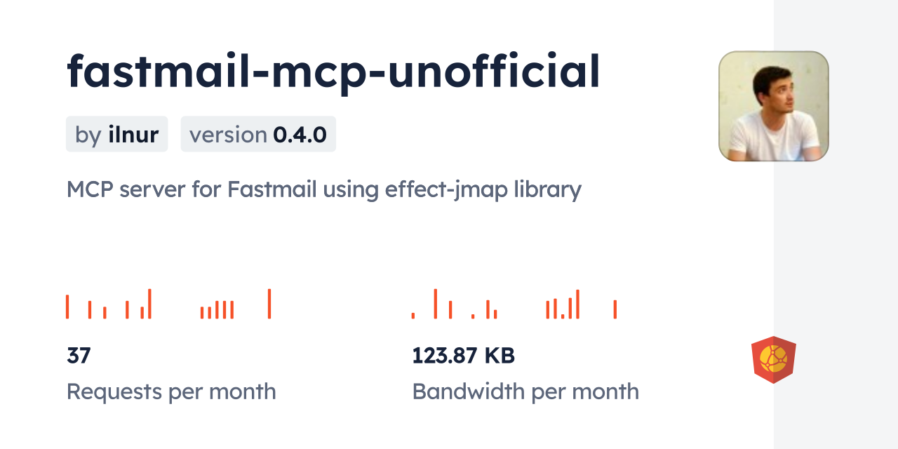 fastmail-mcp-unofficial CDN by jsDelivr - A CDN for npm and GitHub