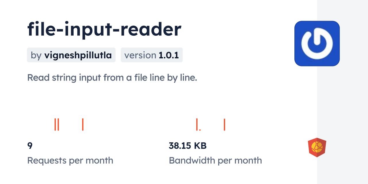 file-input-reader CDN by jsDelivr - A CDN for npm and GitHub