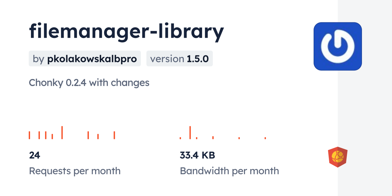 filemanager-library CDN by jsDelivr - A CDN for npm and GitHub
