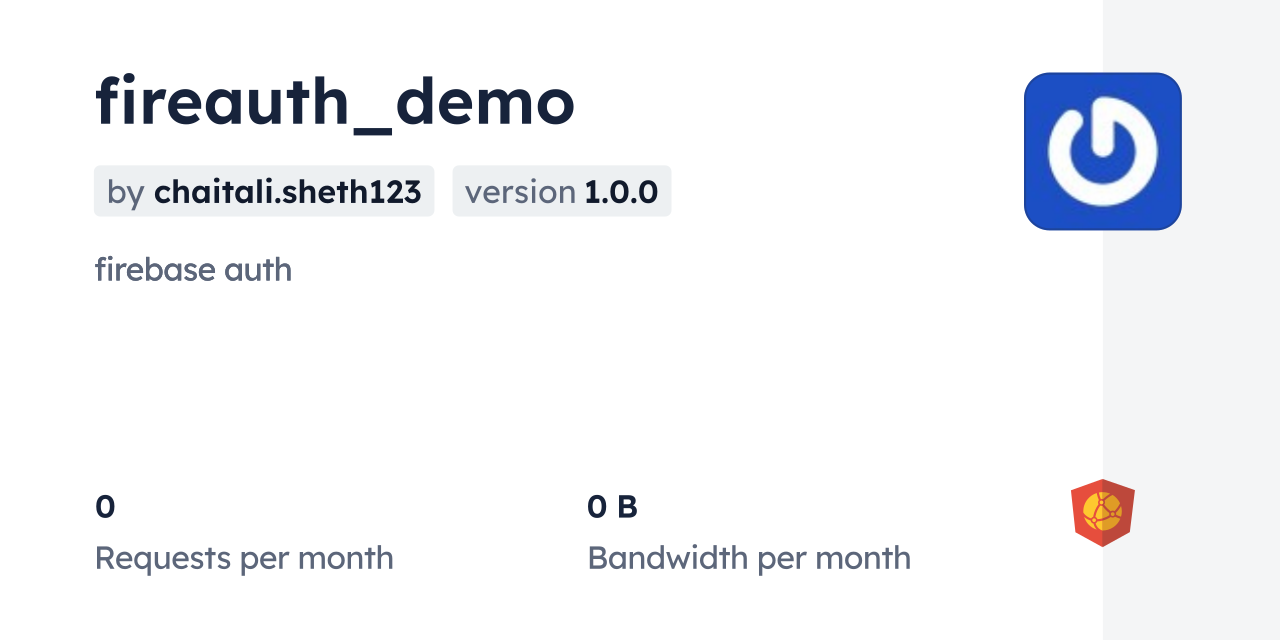 fireauth_demo CDN by jsDelivr - A CDN for npm and GitHub