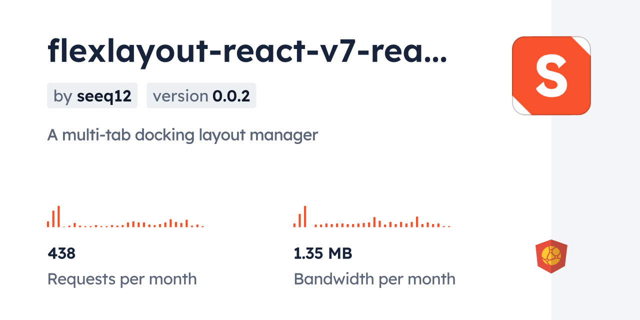 flexlayout-react-v7-react-19 CDN by jsDelivr - A CDN for npm and GitHub