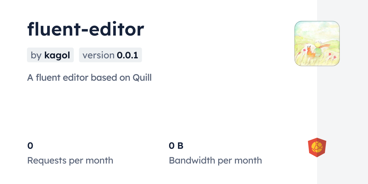 fluent-editor CDN by jsDelivr - A CDN for npm and GitHub