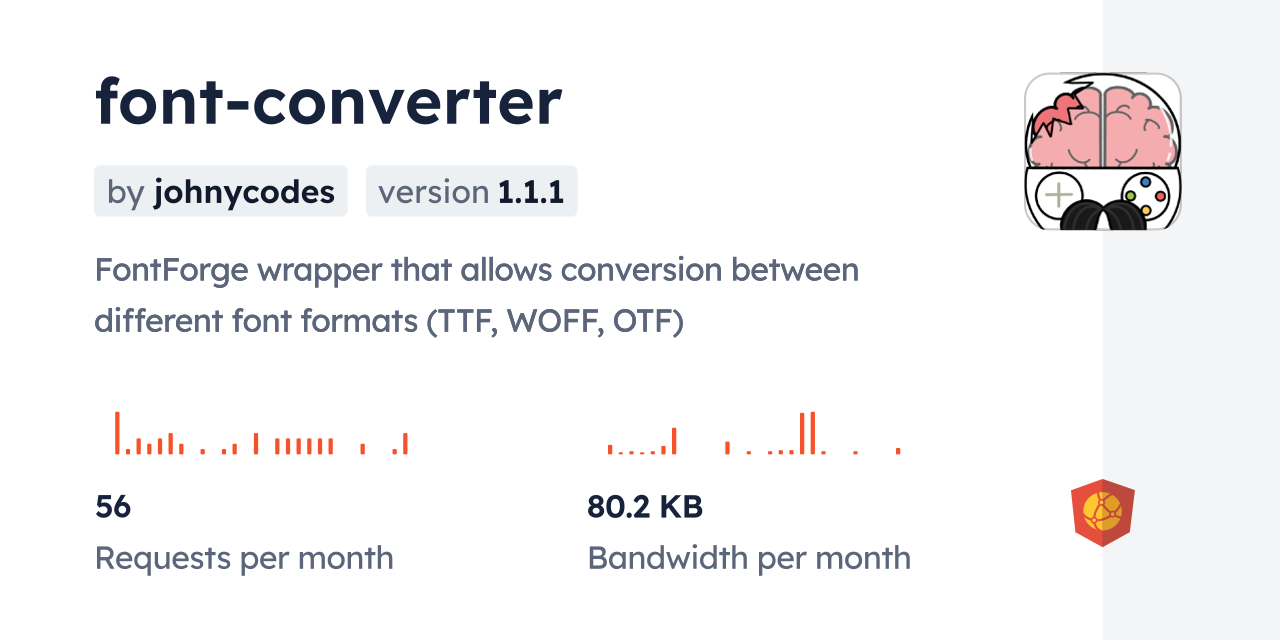 font-converter CDN by jsDelivr - A CDN for npm and GitHub