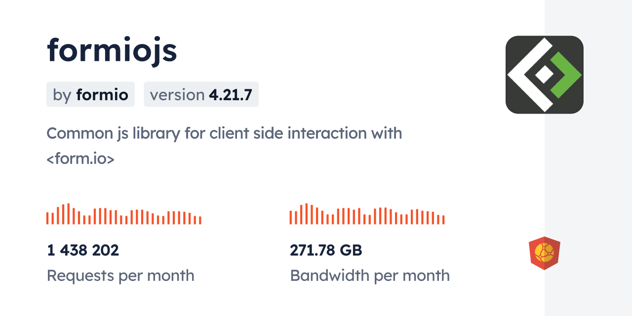 formiojs CDN by jsDelivr - A CDN for npm and GitHub