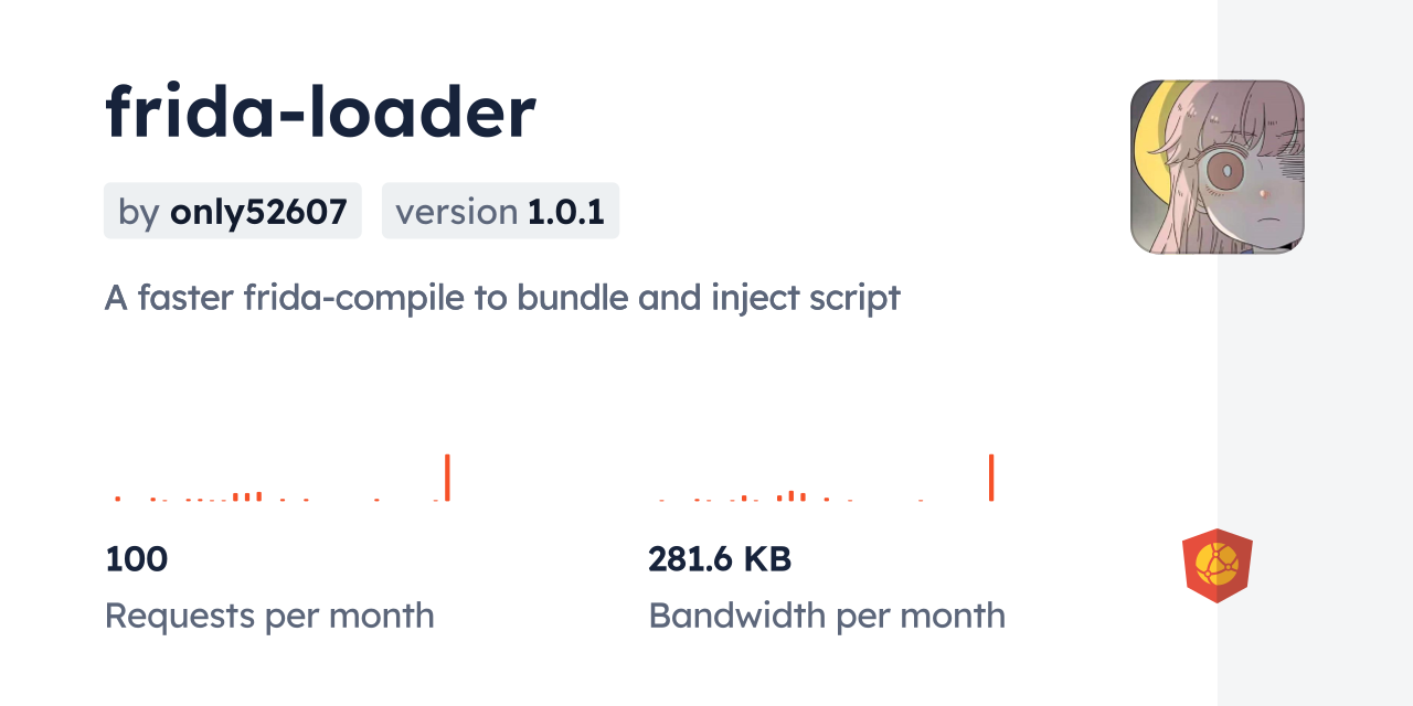 frida-loader CDN by jsDelivr - A CDN for npm and GitHub