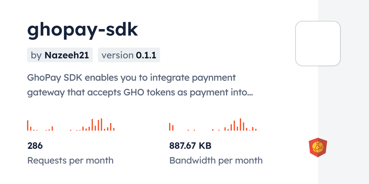 ghopay-sdk CDN by jsDelivr - A CDN for npm and GitHub