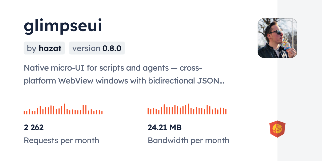 glimpseui CDN by jsDelivr - A CDN for npm and GitHub