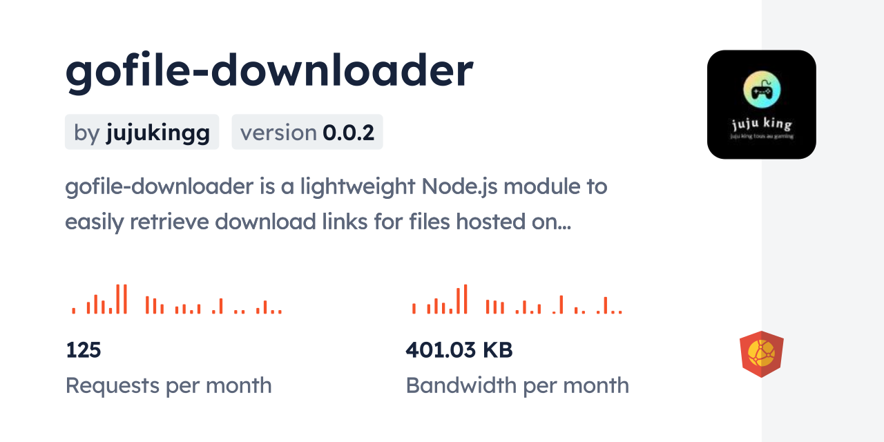gofile-downloader CDN by jsDelivr - A CDN for npm and GitHub