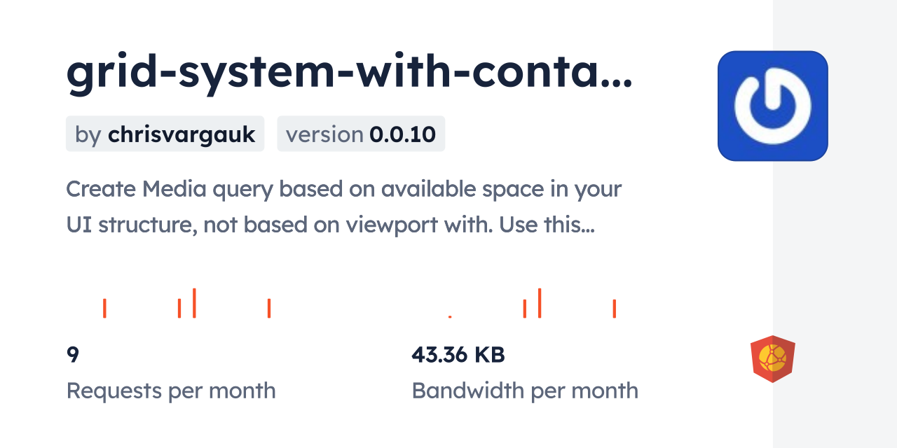 grid-system-with-container-query CDN by jsDelivr - A CDN for npm and GitHub