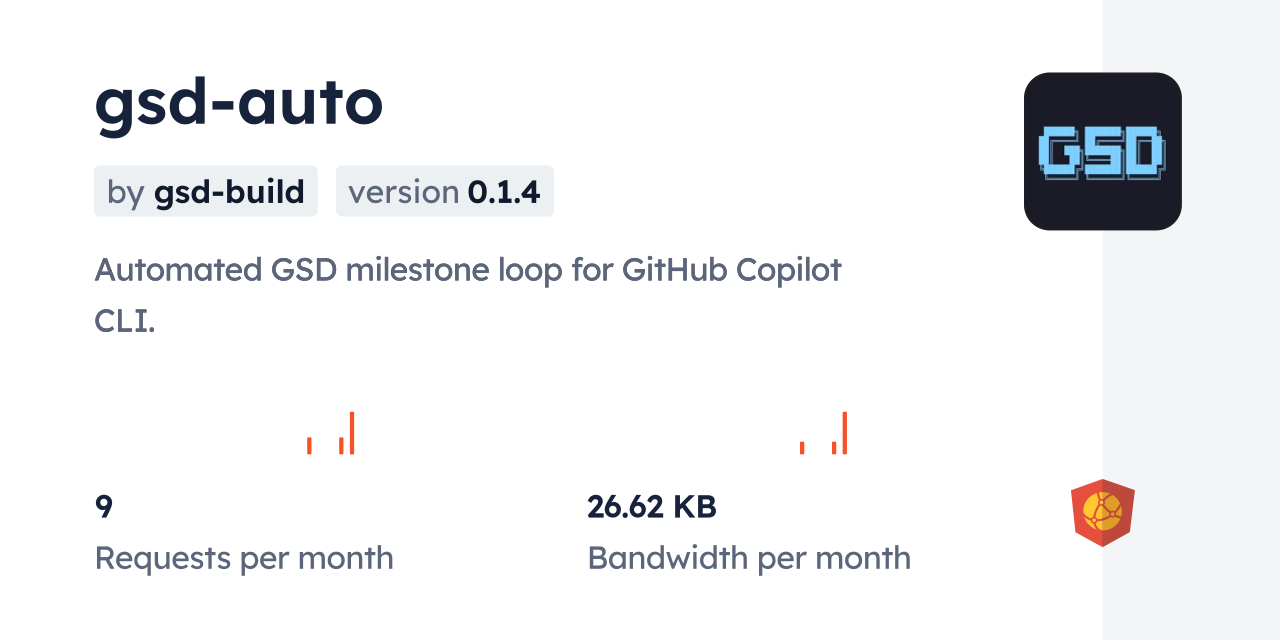 gsd-auto CDN by jsDelivr - A CDN for npm and GitHub