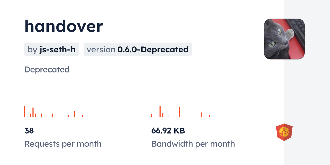 handover CDN by jsDelivr - A CDN for npm and GitHub