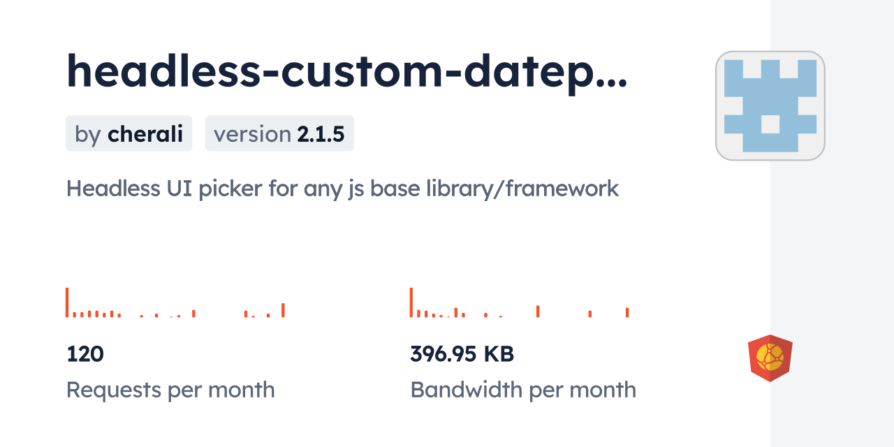 headless-custom-datepicker CDN by jsDelivr - A CDN for npm and GitHub