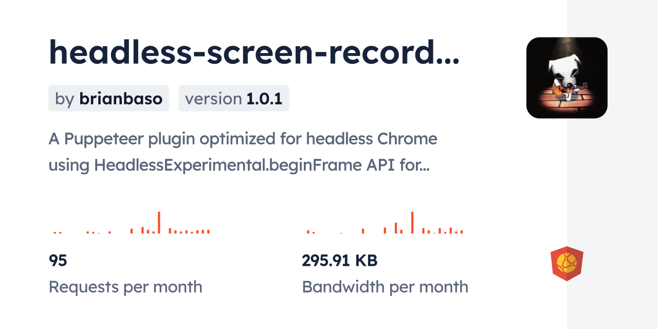 headless-screen-recorder CDN by jsDelivr - A CDN for npm and GitHub