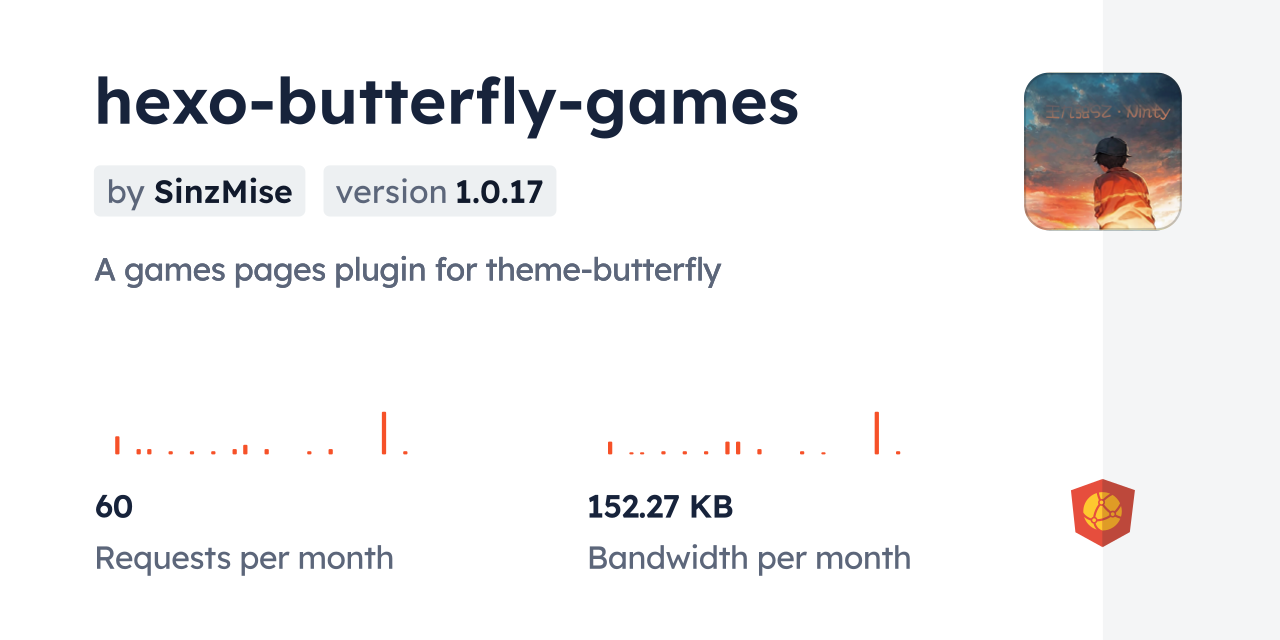 hexo-butterfly-games CDN by jsDelivr - A CDN for npm and GitHub