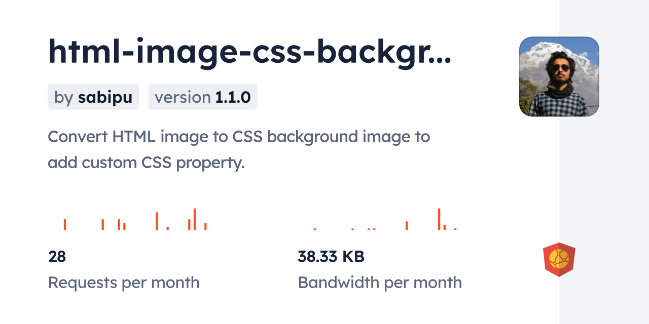 html-image-css-background CDN by jsDelivr - A CDN for npm and GitHub