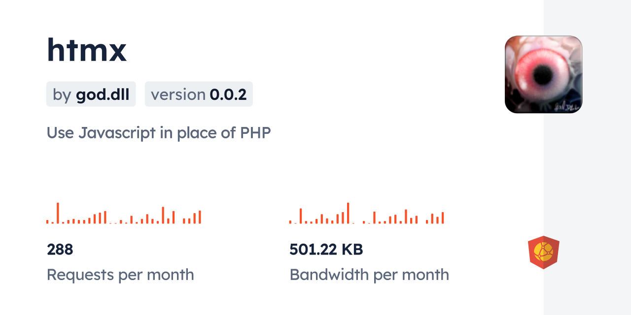 htmx CDN by jsDelivr - A CDN for npm and GitHub