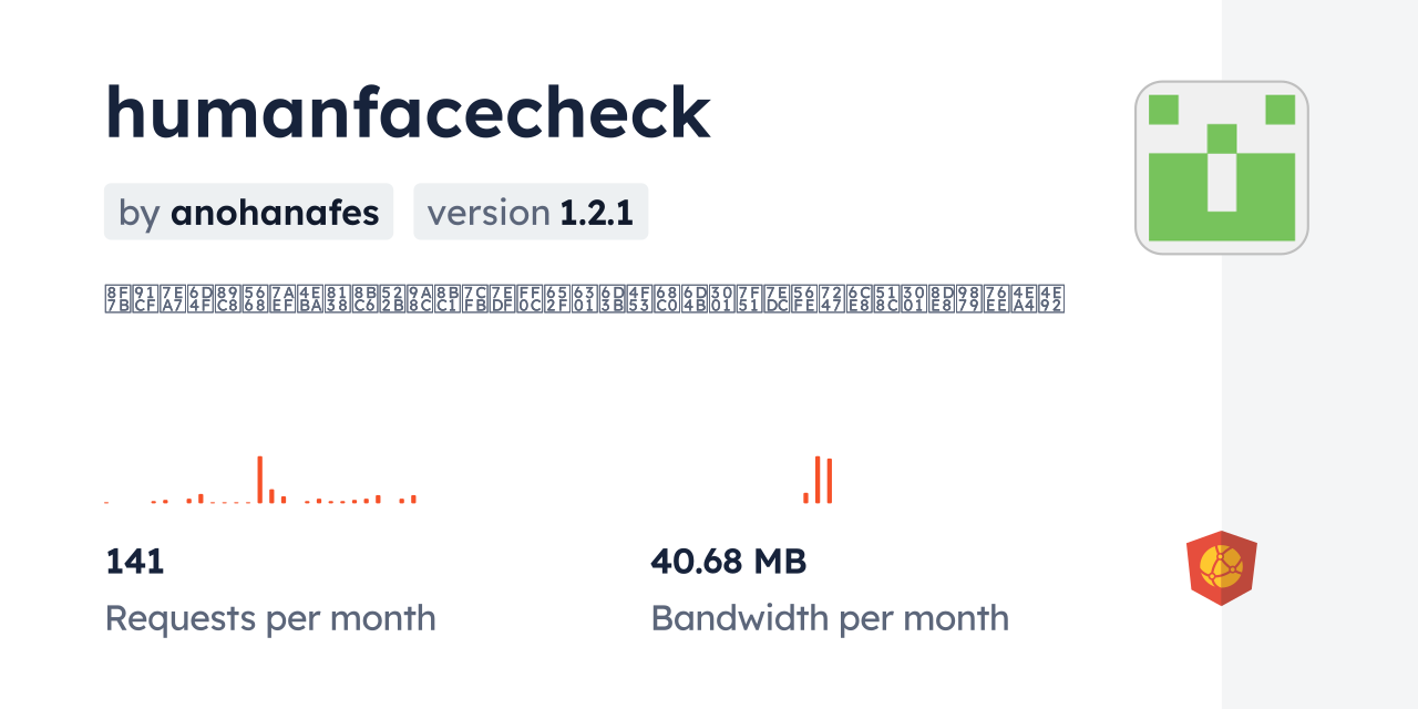 humanfacecheck CDN by jsDelivr - A CDN for npm and GitHub