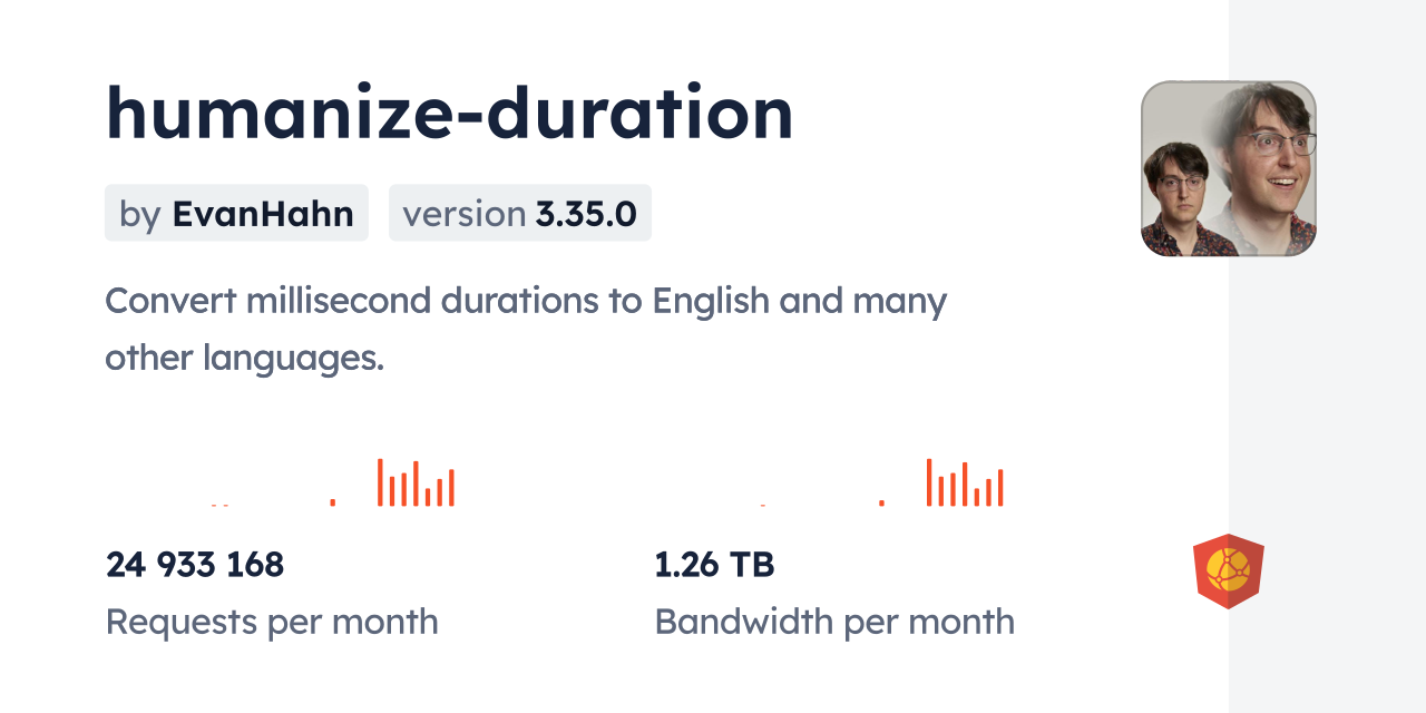 humanize-duration CDN by jsDelivr - A CDN for npm and GitHub