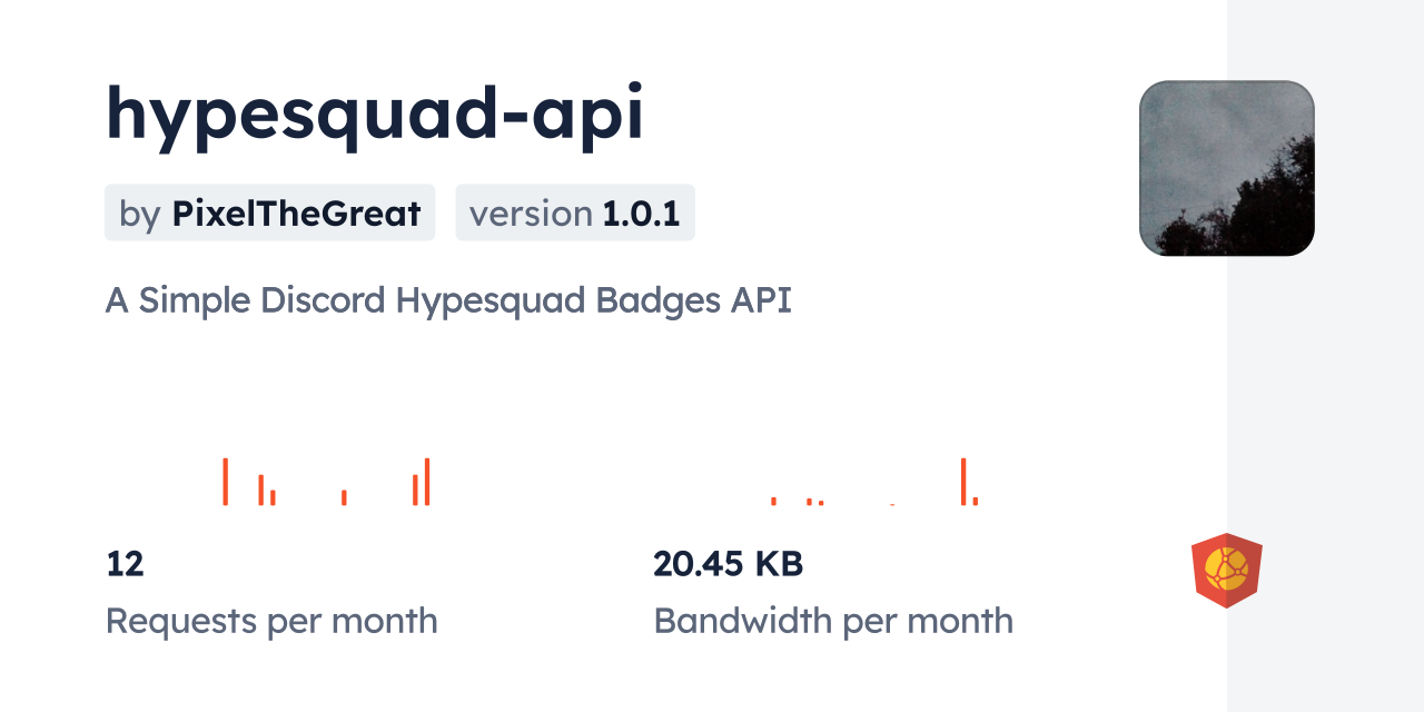 hypesquad-api CDN by jsDelivr - A CDN for npm and GitHub