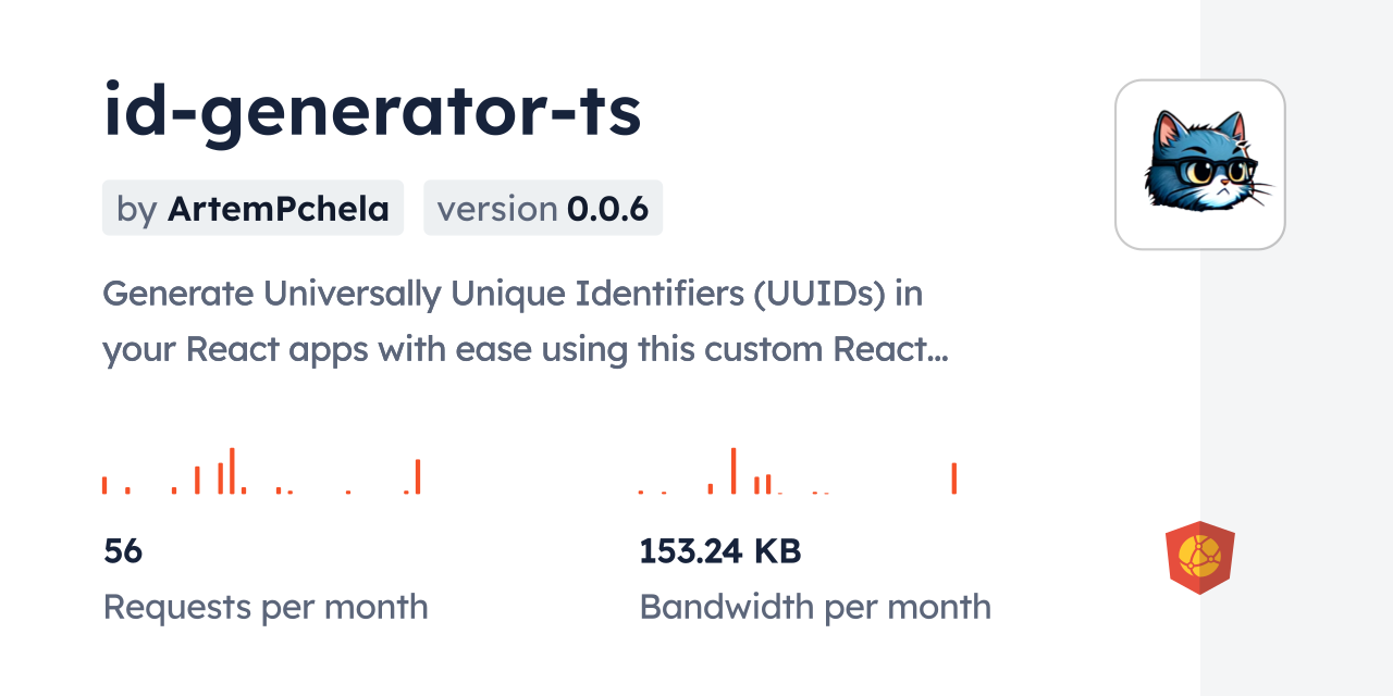 id-generator-ts CDN by jsDelivr - A CDN for npm and GitHub
