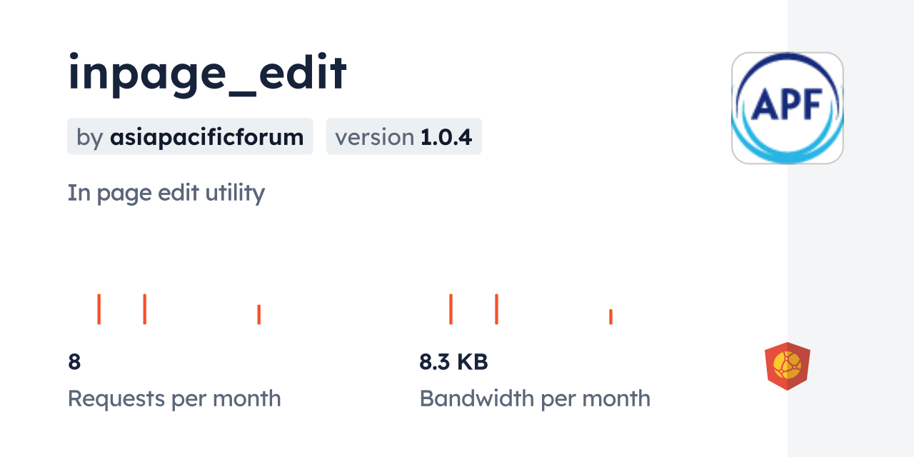 inpage_edit CDN by jsDelivr - A CDN for npm and GitHub