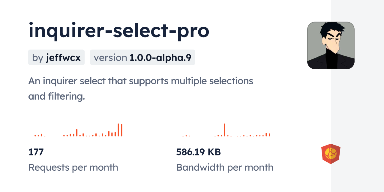 inquirer-select-pro CDN by jsDelivr - A CDN for npm and GitHub