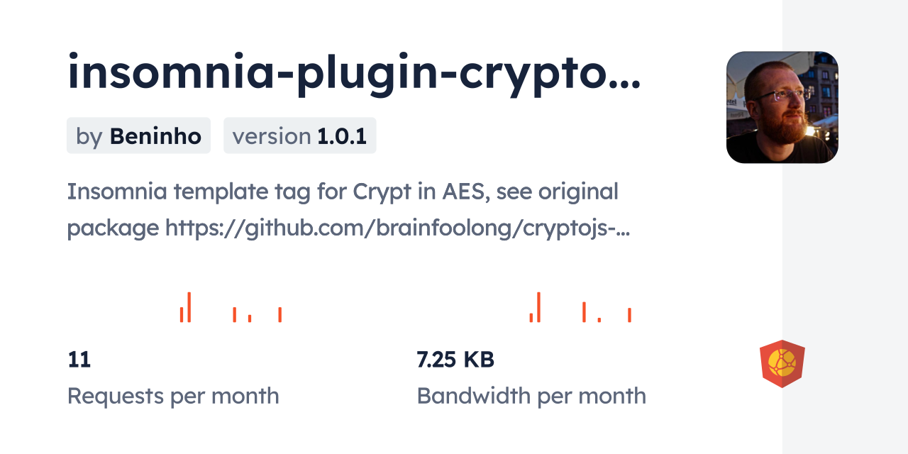 insomnia-plugin-cryptojs-aes CDN by jsDelivr - A CDN for npm and GitHub